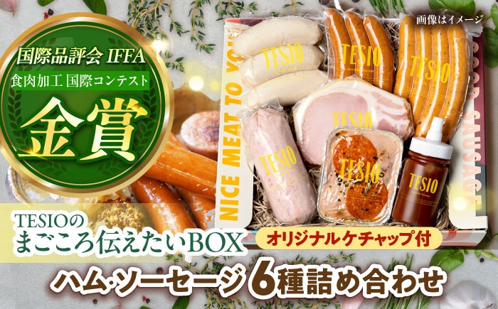 TESIOの自家製ハム＆ソーセージ 『まごころ伝えたいBOX』 豚肉 ハム ソーセージ 小分け 真空パック 沖縄市 / TESIO[BCAD003]