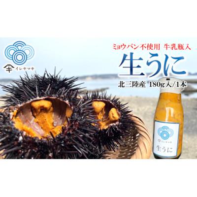 ふるさと納税 久慈市 【牛乳瓶入り!ミョウバン不使用!】生うに180g　36-2
