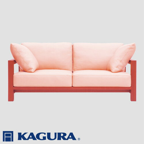 【ふるさと納税】家具蔵 KAGURA 3Pソファ ダン チェリー材 家具 ソファー 3人掛け sofa リビングソファー 木材 無垢材 職人 手作業 天然木 高級木材 無添加 安全 ジャパニーズモダン 高級家具 熟練 無着色 おしゃれ 天然木無垢材 温もり 【（株）アイダ】【ho1216】