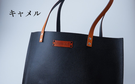 トートバッグ 【キャメル】 UNISOLE 