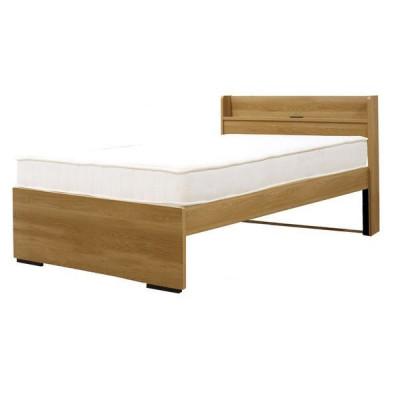 ふるさと納税 知立市 【玄関渡し】554Vダブルベッド(ナチュラル)体圧分散マットレス付(2003)