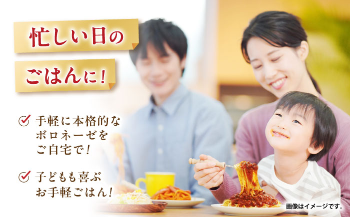 【小分け】日本ハム レストラン仕様ボロネーゼ10パックセット(1パック4袋入り)計40食分/ ボロネーゼ ぼろねーぜ ミートソース 麺 レトルト 牛肉 小分け 非常食 防災 備蓄 / 諫早市 / 日本