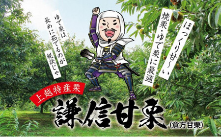 謙信甘栗の氷蔵熟成栗 2kg(1kg×2)【氷蔵熟成栗謙信甘栗】 新潟 新潟県産