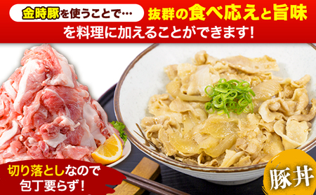 ＜阿波の金時豚＞ 切り落とし 2.4kg 豚肉