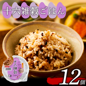 十六雑穀 ごはんパック 160g 12個 パックごはん パックご飯 ご飯パック パックライス パック 16雑穀 雑穀 米 ライス 備蓄 保存 防災 温めるだけ 健康 ダイエット 美容 栄養 ヘルシー 国産 12食 おいしい おすすめ おくさま印