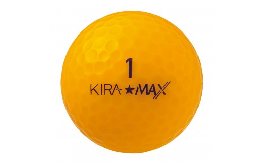 ゴルフボール  KIRA MAX 12球入 2ダース （計24球）【カラー：オレンジ】 ゴルフ キャスコ kasco
