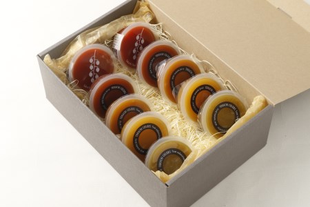 【ふるなびWEEK対象】太陽の恵み満載!十勝まるまるゼリー（トマトベリー）とカラフルなミニトマトゼリー10個セット[032-0306]