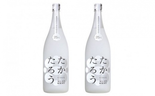 【黒糖焼酎】たかたろう(25度)　一升瓶(1800ml)×２本セット【朝日酒造】