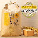 【ふるさと納税】アイガモ農法によるお米 5.5kg〜60kg 玄米 コシヒカリ こしひかり 合鴨農法 合鴨 アイガモ 農法 米 合鴨米 ふるさと 納税 千葉県 長生村