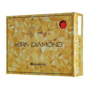 ゴルフボール KIRA DIAMOND2 12球入 3ダース【レッド】
