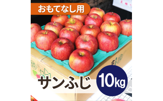 ＜26年5月出荷予定＞平均糖度13度以上! サンふじ 約10kg おもてなし用 CA貯蔵 クール便【1612837】