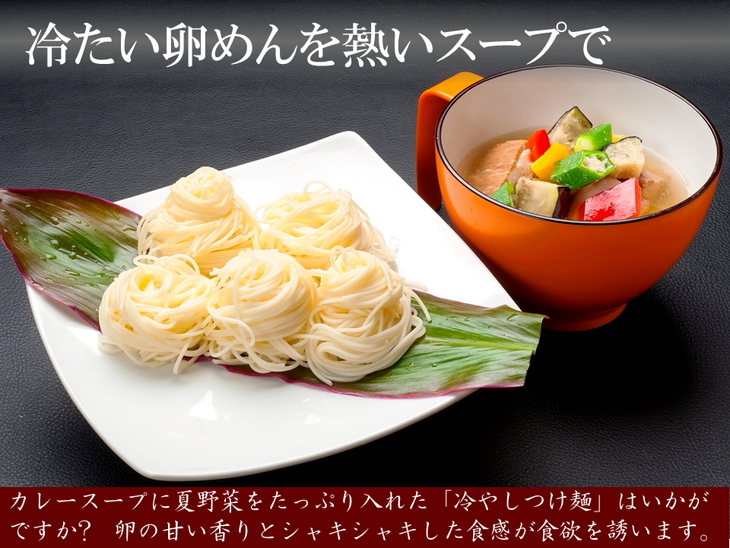 40人前！卵香るそうめん「卵めん」200g×20袋 無添加 岩手名産 素麺[K0025]