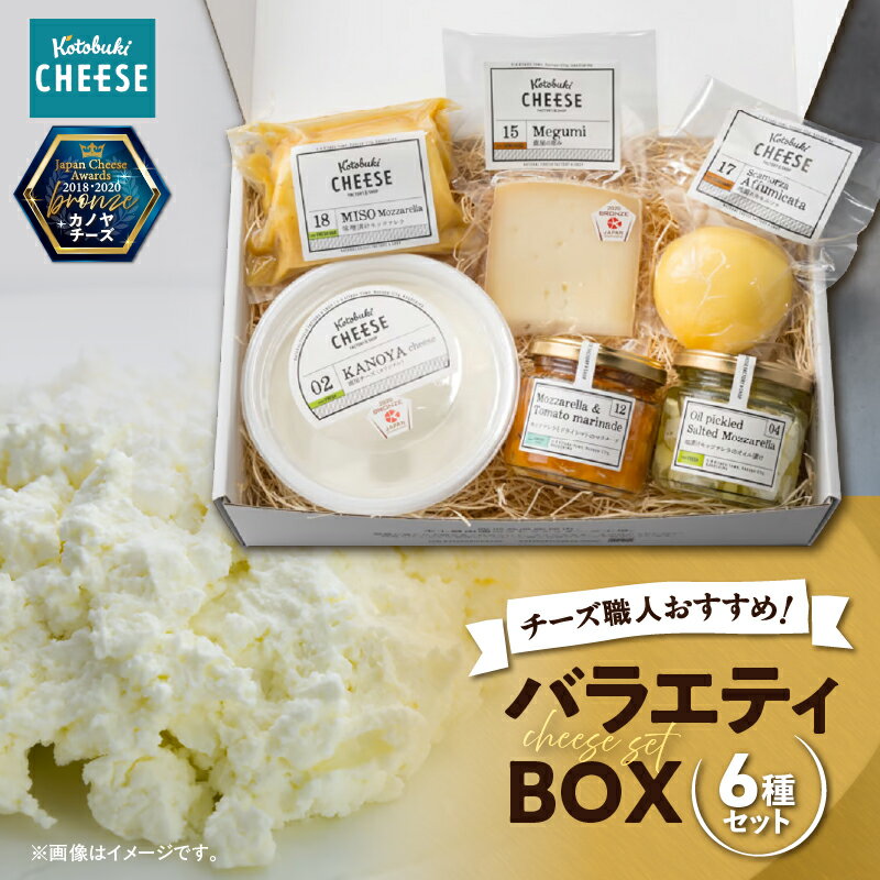 【ふるさと納税】チーズ職人おすすめ！Kotobuki cheeseバラエティ6種類（カノヤチーズ、モッツァレラハーブオイル、モッツァレラとドライトマトのマリナード、燻製スカモルツァ、味噌漬けモッツァレラ、MEGUMI）【kotobuki cheese株式会社】