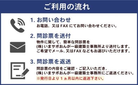 住まいの外部点検サービス（1年 計12回）※遠賀町内の木造一戸建て空き家対象※