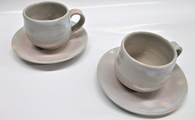 
                  萩焼 姫土 ペアコーヒーセット
                