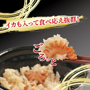 イカ釜めし 6個 電子レンジ 簡単 手軽 加工食品 いか 烏賊 魚貝類 海産物 海の幸 長期保存 防災 備蓄 常温 常温保存 米 ご飯 岩手県 大船渡市