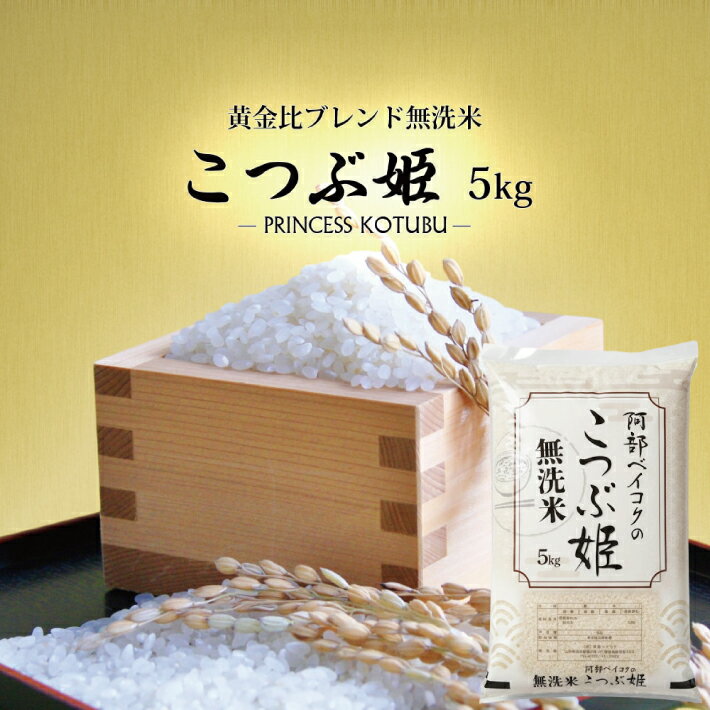 【ふるさと納税】無洗米 こつぶ姫 5kg ご希望時期頃お届け ブレンド米 米 お米 精米 白米 ごはん ご飯 東北 山形県 遊佐町 庄内地方 発送時期が選べる