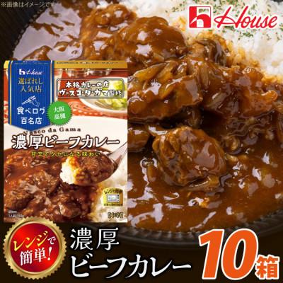 ふるさと納税 江南市 ハウス 選ばれし人気店 濃厚ビーフカレー ×10個 食べログ百名店 レトルトカレー