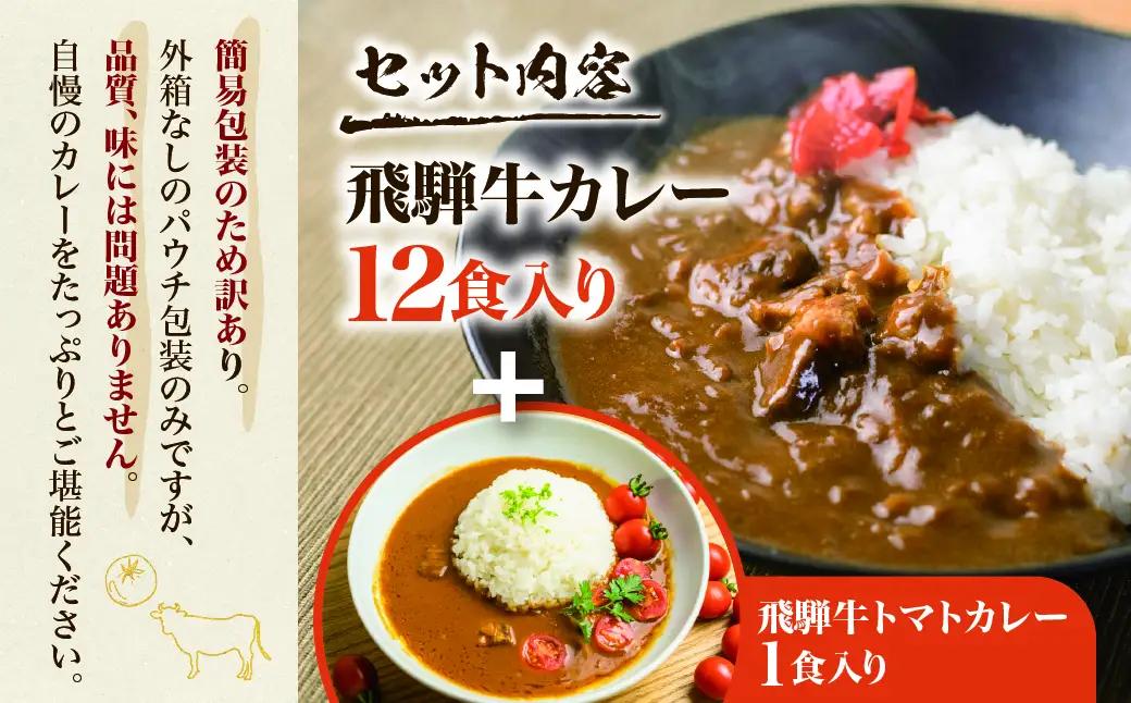 飛騨牛カレー13袋 訳あり |  ビーフ レトルト 訳あり ふるさと清見 DC006-CP01