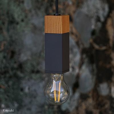 ふるさと納税 瑞浪市 CTSH LIGHT. ペンダントライト SQUARE【Keyaki×パーカーライジングE26】