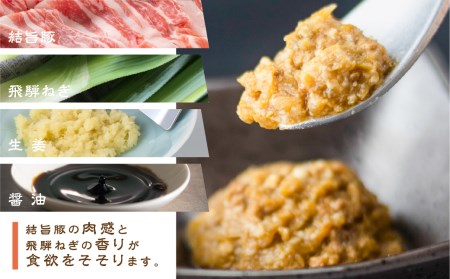 白川郷 結旨豚使用 ねぎ豚醤油 2個 ご飯のお供 国産豚 飛騨ねぎ 調味料 おにぎりの具 具材 白川村 8000円 [S303]