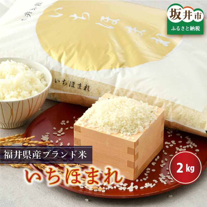 【ふるさと納税】【令和7年産・新米】 さんさん池見二代目がお届けする福井県産いちほまれ 2kg / こめ 米 精米 無洗米 お米 2キロ
