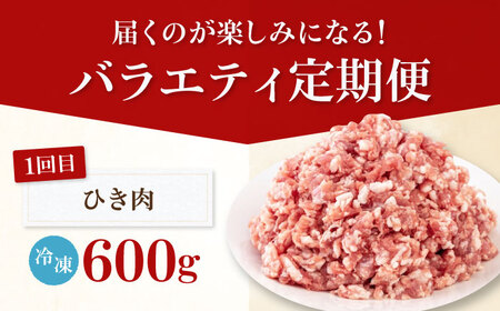 【全5回定期便】 三元豚 バラエティ定期便（2~3人前）《喜茂別町》【平田牧場】 肉 豚肉 ロース バラ肉 ステーキ セット 定期便[AJAP126]