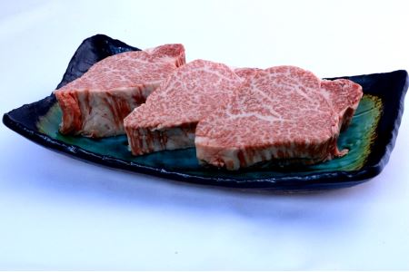 A5飛騨牛『ヒレ（3枚）』ステーキセット