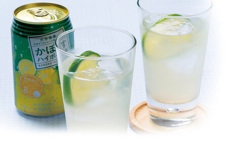 135941bt1 かぼすハイボール　340ml×24本(かぼす果汁・アルコール8%　本格辛口　糖類・プリン体ゼロ)