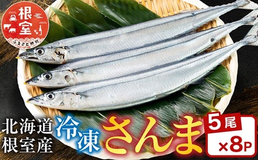 C-30002【12/21まで年内配送】 【北海道根室産】冷凍さんま40尾
