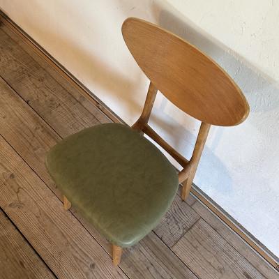 ふるさと納税 富田林市 Karl Dining Chair ランド オリーブ ミディアムブラウンフレーム【SWOF】 |  | 01