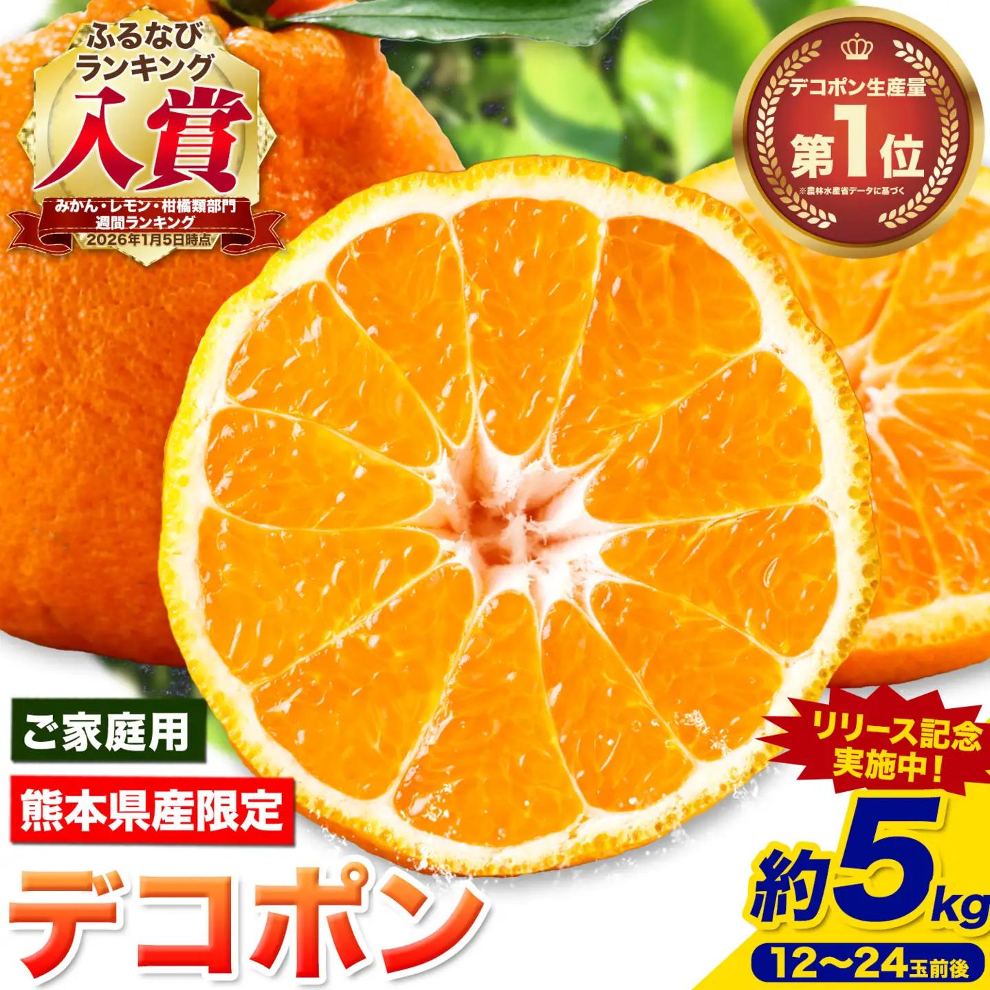 デコポン 先行予約 訳あり 5kg デコポン
