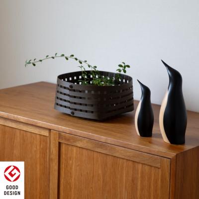 ふるさと納税 奥州市 暮らしを豊かにするシンプルで美しいかご S2 ダークブラウン バンドシー [AR039] |  | 01