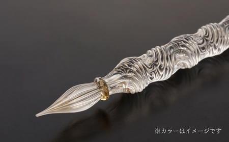 【ガラスペン】オールひねり 軸径11mm (カラー：シャンパンゴールド)_0162-002-T05-4