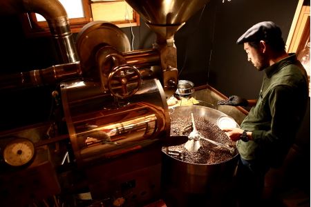 自家焙煎珈琲セット（南部町ブレンド・星空ブレンド）＜粉＞でお届け