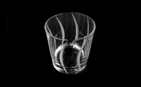 ウェーブオールドグラス[２個セット]