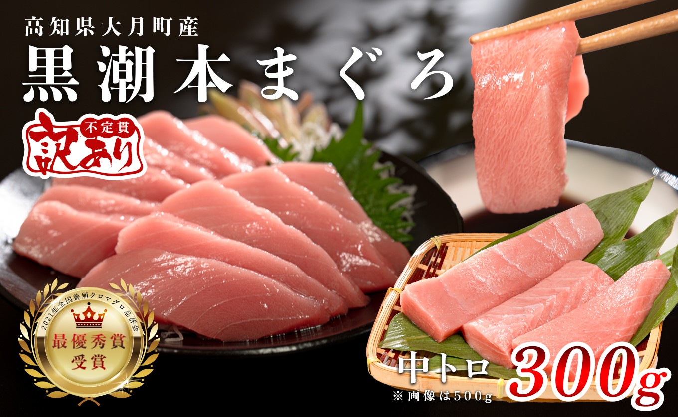 
                  訳あり 不定貫 国産 養殖本マグロ 中トロ 300g 黒潮本まぐろ 全国養殖クロマグロ品評会 最優秀賞受賞 柵 刺身用 本マグロ クロマグロ 本鮪 まぐろ 鮪 お刺身 さしみ トロ 海鮮丼 漬け丼 手巻き寿司 鉄火丼 まぐろ丼 小分け 個包装 真空パック 冷凍 不揃い 家庭用 海鮮 年末年始 高知県 大月町 1万5千円
                