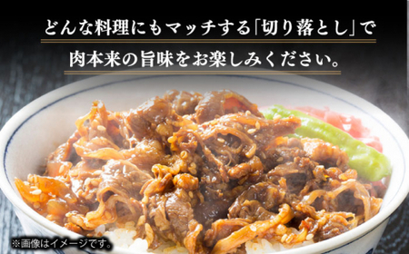 【3回定期便】長崎和牛 切り落とし 600g (300g×2)/回【有限会社長崎フードサービス】[DBL023]/ 長崎 小値賀 牛 牛肉 黒毛和牛 切落し 切り落し 定期便