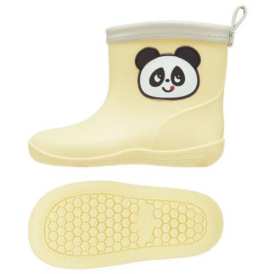 ふるさと納税 奈良市 キッズ ワッペン付きレインブーツ 14cm RIBTW14【ゴパン/パンダ】 672187 |  | 01