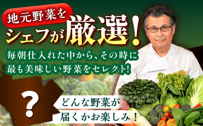 【シェフの目線】栽培期間中農薬不使用！旬のお野菜セット×手作り玉ねぎドレッシング（1本）　愛媛県大洲市/有限会社ヒロファミリーフーズ [AGBX001]野菜 サラダ カレー 農業 トマト 料理 きゅう