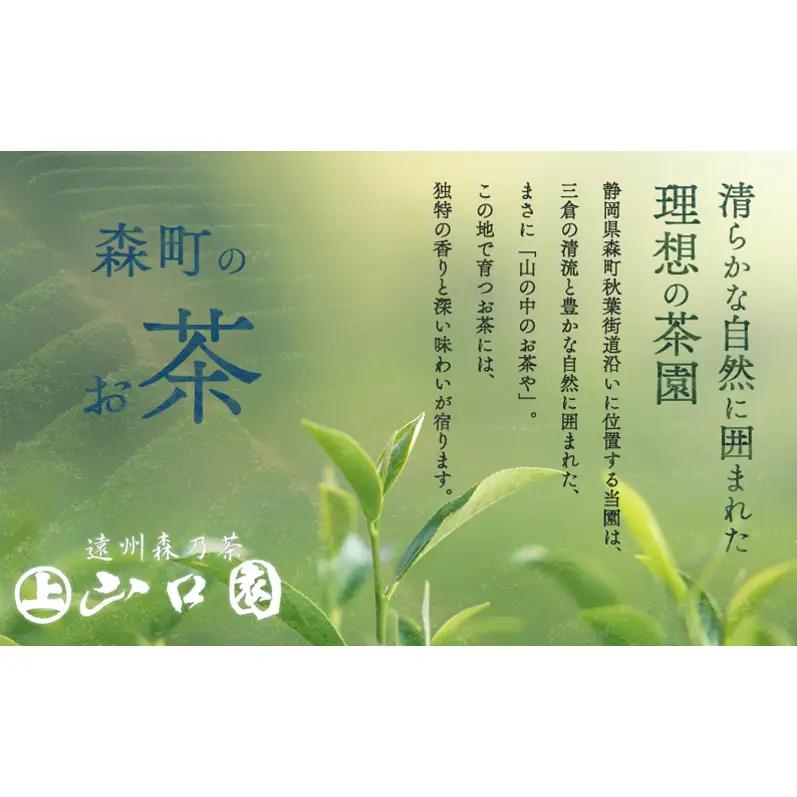 森の茶上煎茶 かおり 100g×3袋 煎茶 緑茶 茶葉 静岡県 森町 【配送不可：離島】