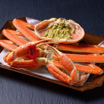 ふるさと納税 京丹後市 急速冷凍 茹でプレミアムズワイガニ魚政BLACK 特大サイズ 1杯　カニ酢付(2026年1月〜発送) |  | 01