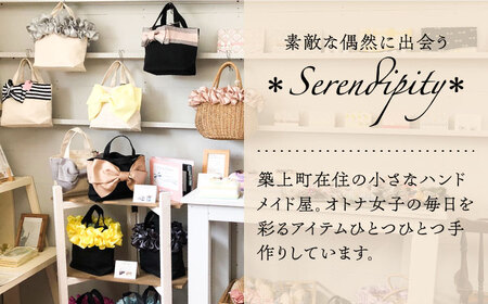 【ハンドメイド作家作品】fluffy bag ( チャコールグレー ) & ヘアゴム 1個 セット《築上町》【＊serendipity＊】 [ABAS004] 20000円 2万円 アクセサリー ヘア