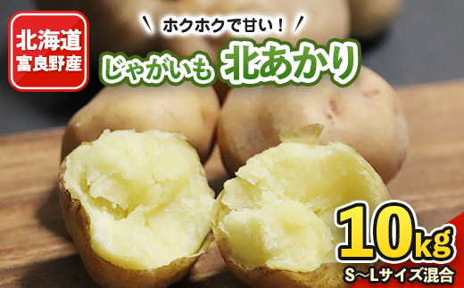
                  北海道富良野産 じゃがいも 北あかり 10kg(SサイズからLサイズ混合)【1262356】
                