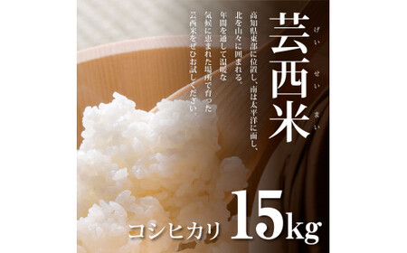 新米 コシヒカリ 15kg 3ヶ月定期便 芸西米 げいせいまい 令和7年産 15キロ 米 こめ コメ こしひかり 精米 白米 お米 おこめ ご飯 弁当 おにぎり もっちり 国産 通販 お取り寄せ 送料