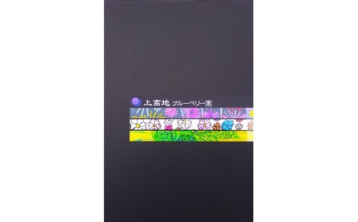 アートコラボブルーベリージャム  贈答４本セット│信州 贈答用 ブルーベリー ジャム 新鮮 加工品 甘い 美味しい 特別 松本 ふるさと納税 上高地