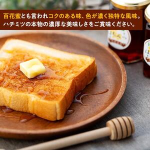 日本蜜蜂のハチミツ100％！はちみつ（2本）  高級 自然食品 無添加 ニホンミツバチ