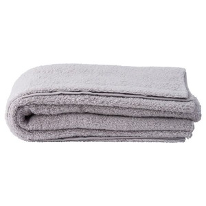 ホームコーディ 肌ざわりが選べるカラータオル コンパクトバスタオル やわらか グレー×2