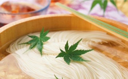 【 九州産小麦 100％】島原手延そうめん 1kg / そうめん 素麺 麺 乾麺 / 南島原市 / 野村屋 [SCS004]