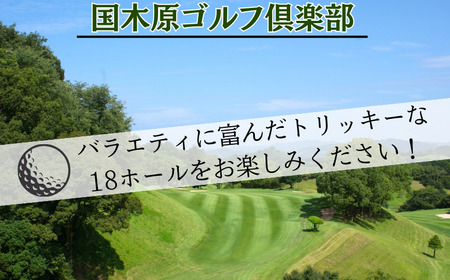 ゴルフ倶楽部平日プレー招待券 / 国木原 ラウンド 和歌山オープン PGA ギフト プレゼント【knh001】